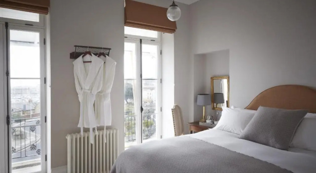 Deluxe dobbelt værelse med altan med havudsigt The House at Ramsgate