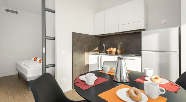 Апартаменты c 1 комнатой с балконом и с видом на бассейн Residence Del Mar Emotion