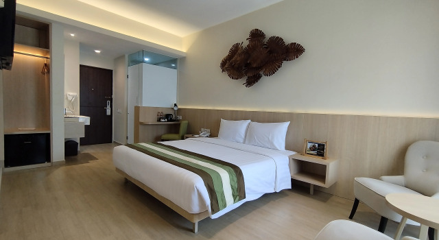 Habitación De lujo Grand Whiz Hotel Trawas Mojokerto
