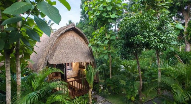 Бунгало Deluxe Alam Nusa Bungalow Huts & Spa