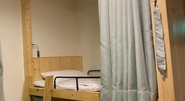 Кровать в общем номере Kenting Heng-Chung Art Hostel