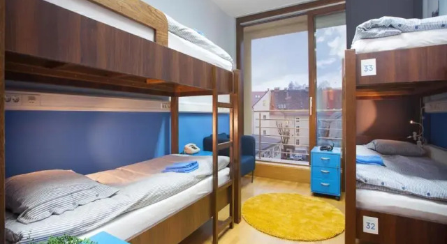 Bett im Wohnheim Hostel Bureau
