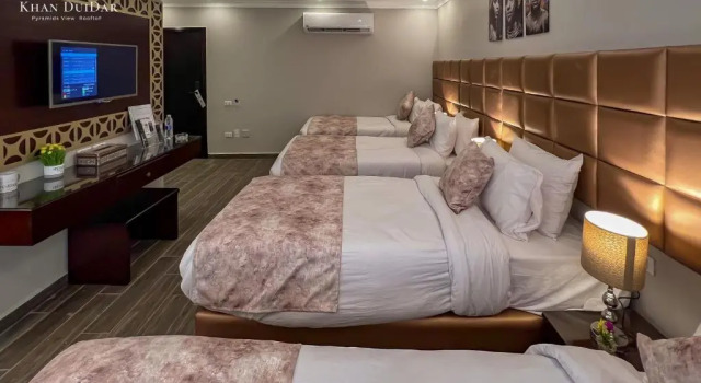 Четырёхместный номер Superior с видом на город Khan Duidar Inn - Pyramids View Rooftop