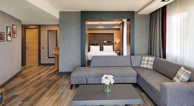 Двухместный номер Deluxe с видом на море Mövenpick Hotel Trabzon