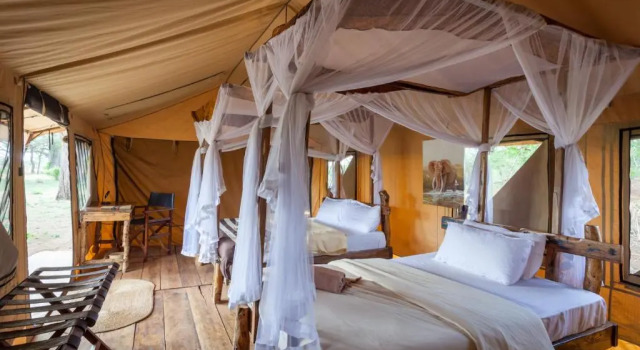 Трёхместный номер Standard Baobab Tented Camp