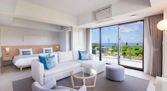 Люкс Deluxe с красивым видом из окна Hotel Shigira Mirage Beach Front