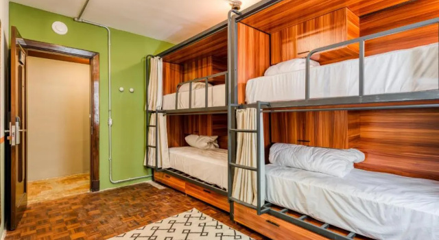 Кровать в общем номере Selina Aurora Sao Paulo