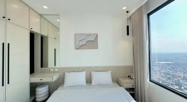 Люкс с видом на город Hoàng Huy Commerce Võ Nguyên Giáp Mopius Apartment