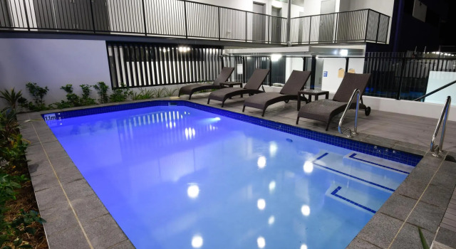 Executive- dobbelt værelse med altan Pacific Sands Apartments