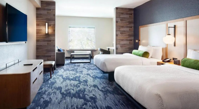 Четырёхместная студия Executive Fairfield Inn & Suites by Marriott Wellington-West Palm Beach