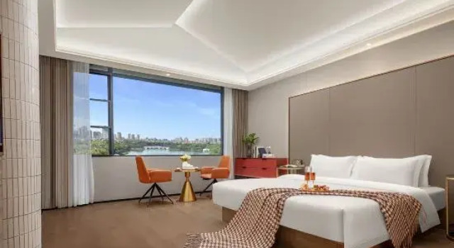 Люкс Dengfenglai Lakeside Vibe Hotel (Meishan Yuanjinglou Music Fountain)