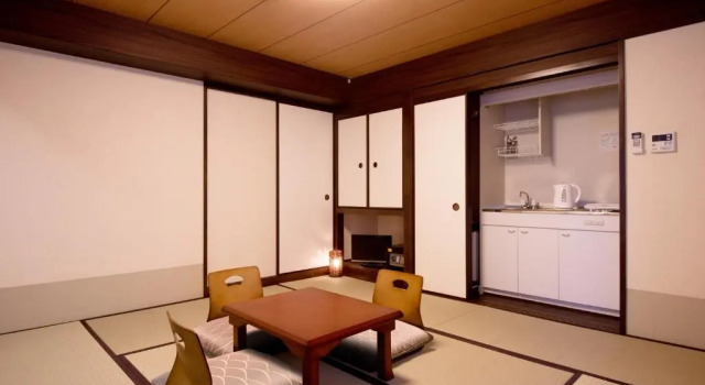 Номер с кухней Japanese-Style Deluxe Matsubaya Ryokan