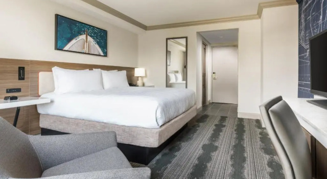 Двухместный номер Deluxe с красивым видом из окна Hilton Garden Inn Annapolis Downtown