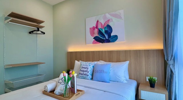 Семейные апартаменты с 3 комнатами с видом на город SKS Pavillion Residences - High Floor with Singapore View