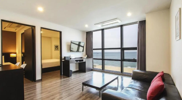 Suite familiare con vista sull'oceano MS Hotel Haeundae