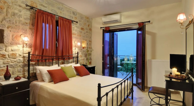 Люкс с видом на море Byzantinon Hotel