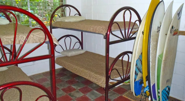 Кровать в общем номере Hammock plantation