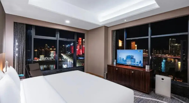 Люкс 重庆解放碑翰文大酒店 Chongqing Jiefangbei C Plaza Hotel