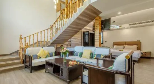 Люкс Bonfire Villa · Creekside · Starry Sky Pool Family Vacation Homestay (Moon Bay Scenic Area)