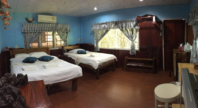 Двухместный номер Deluxe с балконом Saiyok River House