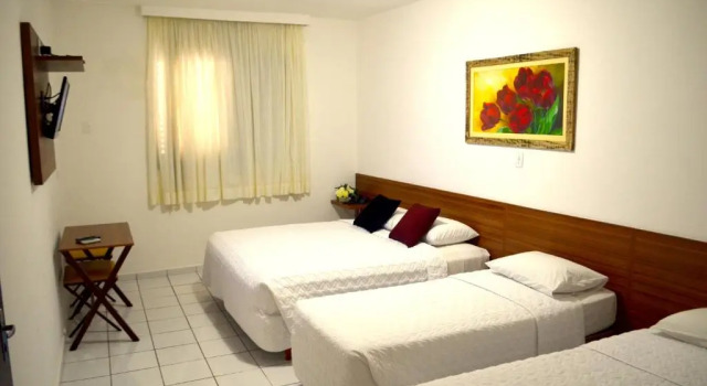 Трёхместный номер Executive Hotel Concord e Eventos corporativos Campo Grande