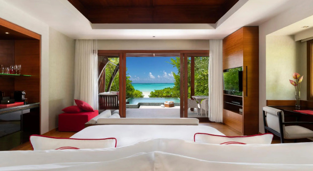 Вилла Beach Pool семейная Deluxe Niyama Private Islands Maldives