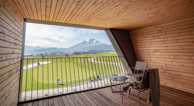 Двухместный номер Superior с балконом и с видом на горы Gasthaus Badhof - Golfhotel