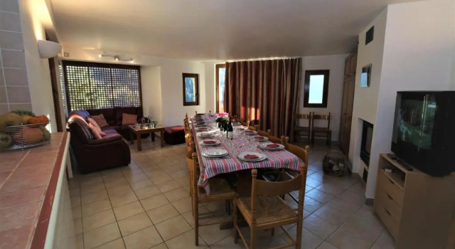 Apartment Renard 140m2 - 5-6 rooms - Living room with fireplace