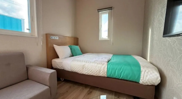 Одноместный номер Standard с видом на сад MIYAKOJIMA Blue Village HOTEL & SAUNA