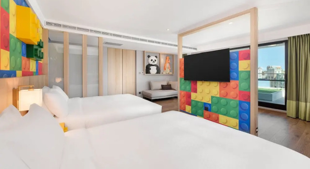 Standard Vierer Familie Zimmer mit Stadtblick Four Points by Sheraton Yilan Jiaoxi