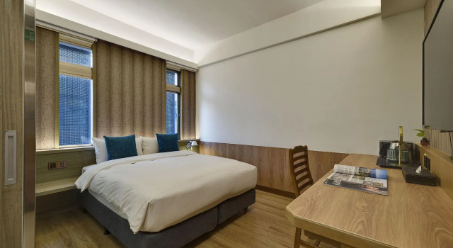 Standardní Dvoulůžkový s manželskou postelí pokoj EG Hostel Nantou Taiwan