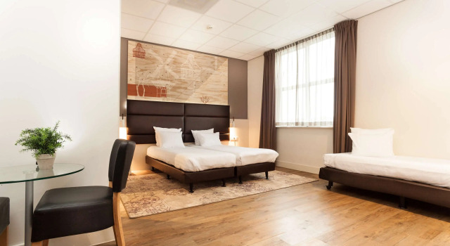 Трёхместный номер Standard c 1 комнатой Best Western Zaan Inn, Amsterdam - Zaandam