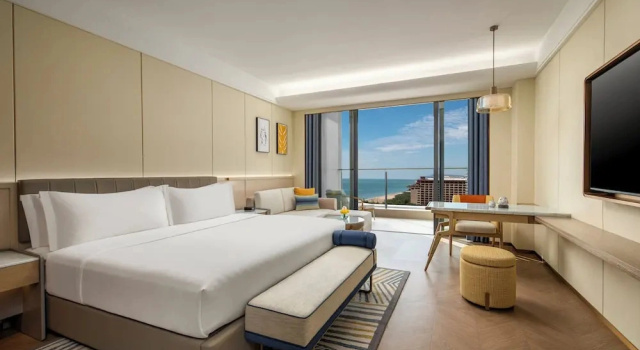 Двухместный номер Standard с балконом и с видом на океан Voco Sanya Bay By Ihg
