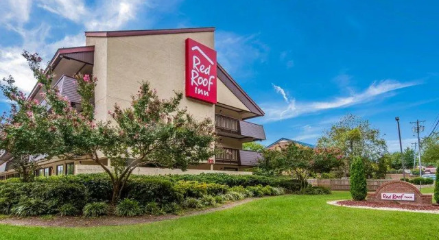 Кровать в общем номере Red Roof Inn Durham - Duke Univ Medical Center