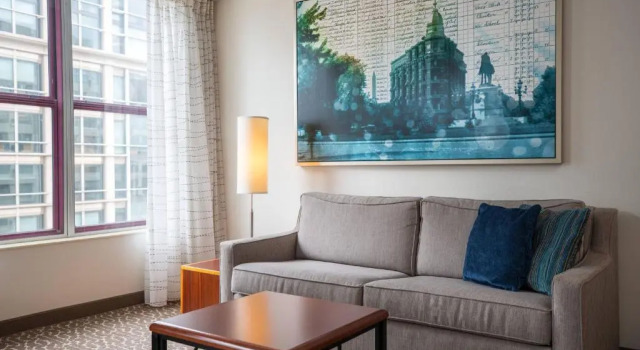 Двухместный люкс c 1 комнатой Residence Inn Washington, DC/ Downtown