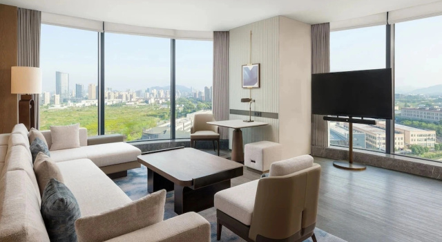 Люкс Deluxe Shaoxing Marriott Hotel Shangyu