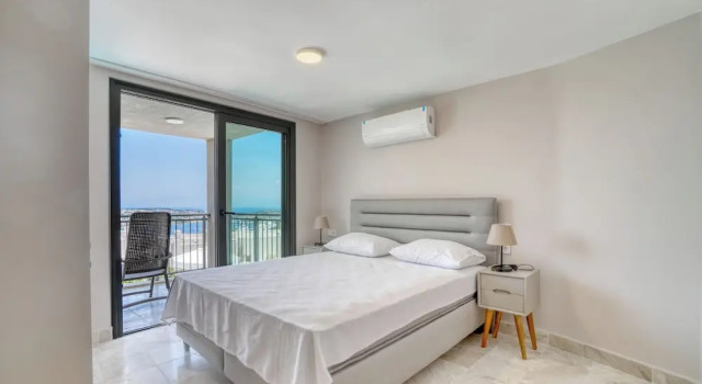 Номер Standard Дуплекс с 2 комнатами с видом на море Olira Türkbükü Residences