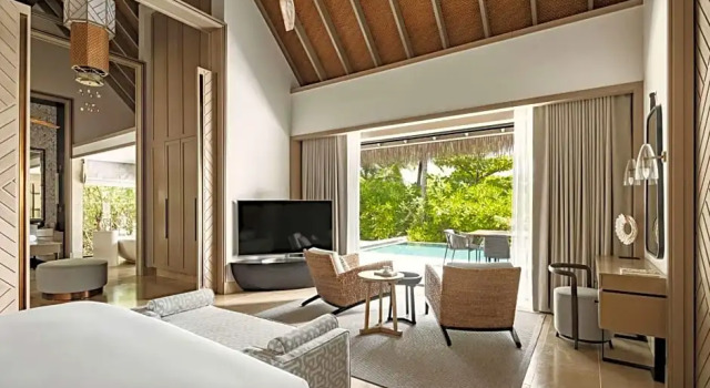 Двухместная Beach Вилла Отель Waldorf Astoria Maldives Ithaafushi
