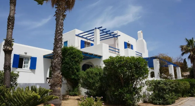 Villa Blue & White at Golden Beach, Prenota Villa Chrissi Akti Paro