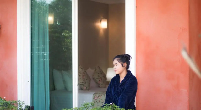 Двухместный номер Standard с видом на бассейн La Villa Boutique hotel