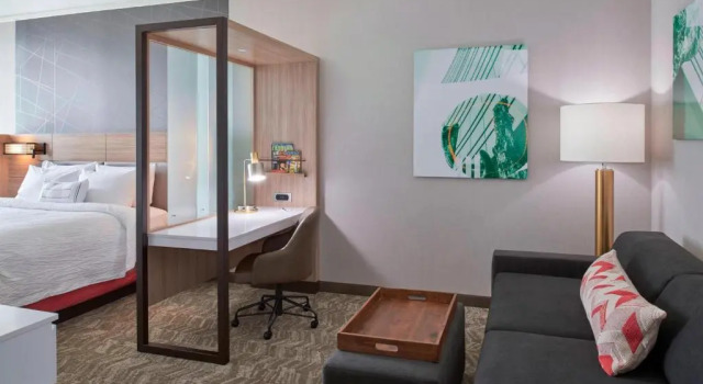 Двухместный люкс SpringHill Suites by Marriott East Lansing University Area, Lansing Area