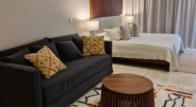 Апартаменты Beatiful Loft in Puerto Morelos Beach Front 9-4