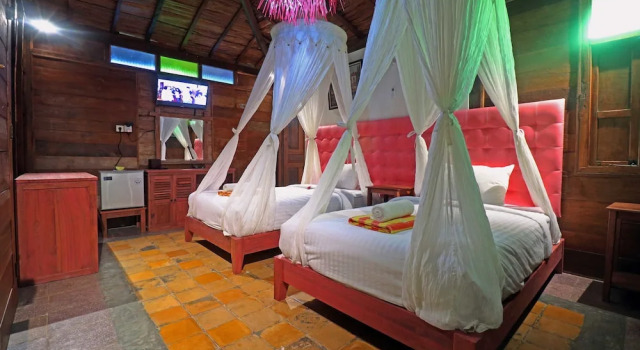 Двухместный люкс с видом на сад Salim Beach Resort