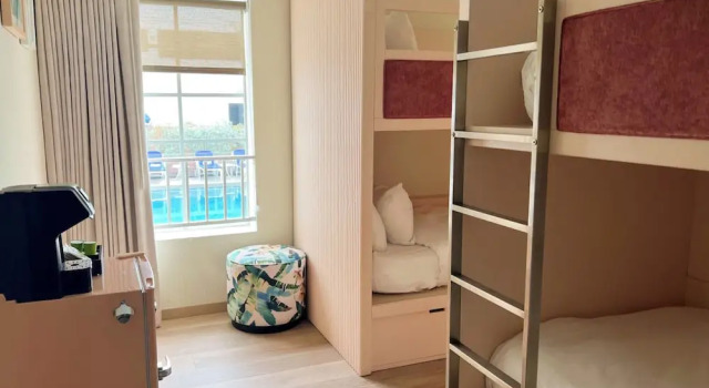 Кровать в общем номере Bposhtels Miami Beach