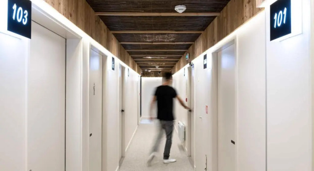 Кровать в общем номере CENTRAL Hostel Bordeaux Centre