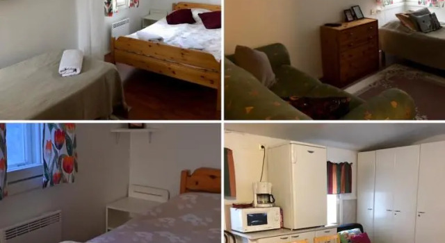 Семейный номер Standard с видом на озеро Hostel Ukonlinna