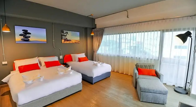 Трёхместный номер Deluxe 7 Stays Pattaya Hotel
