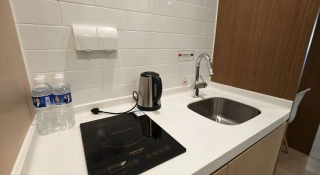 Кровать в общем номере Yunding Prince Ski Apartment