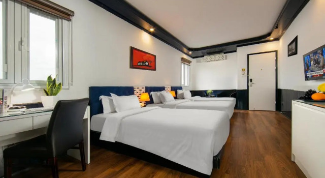 Трёхместный номер Deluxe Hanoi Solo Hostel