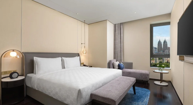 Люкс Lounge Access c 1 комнатой HUALUXE Shanghai Changfeng Park by IHG